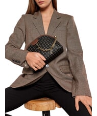 POLLINI HERITAGE  Mini bag a tracolla nero marrone - Borse Donna - 5