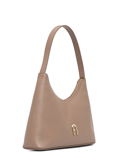 DIAMANTE Frame bag in pelle greige - Borse Donna