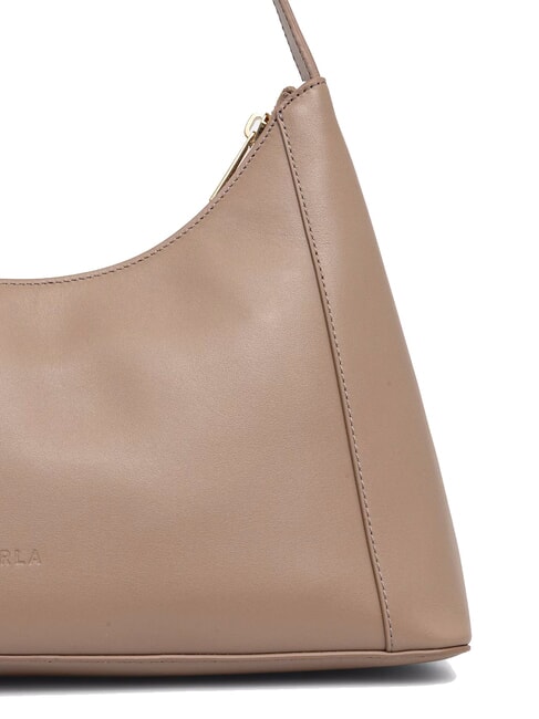 DIAMANTE Frame bag in pelle greige - Borse Donna