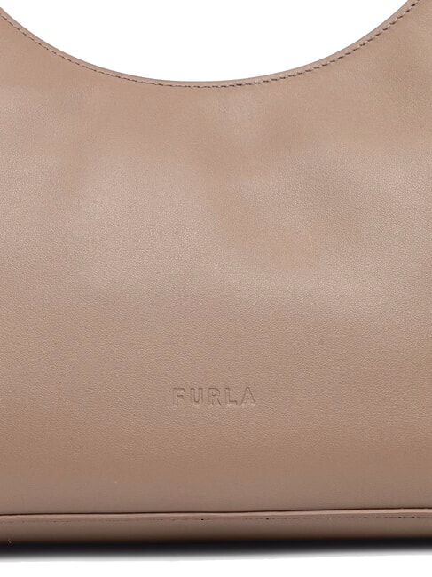 DIAMANTE Frame bag in pelle greige - Borse Donna