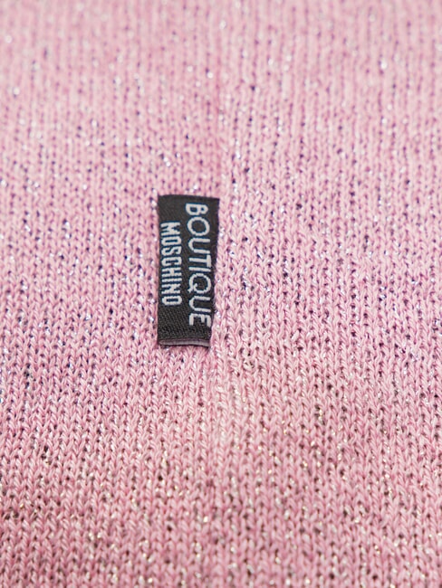 CUORE Berretto maglia lurex rosa - Cappelli