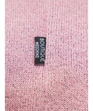 MOSCHINO CUORE Berretto maglia lurex rosa - Cappelli - 3