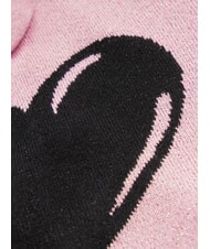 MOSCHINO CUORE Berretto maglia lurex rosa - Cappelli - 4