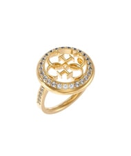 GUESS LIFE IN 4G Anello con logo e cristalli yellow gold - Anelli - 2