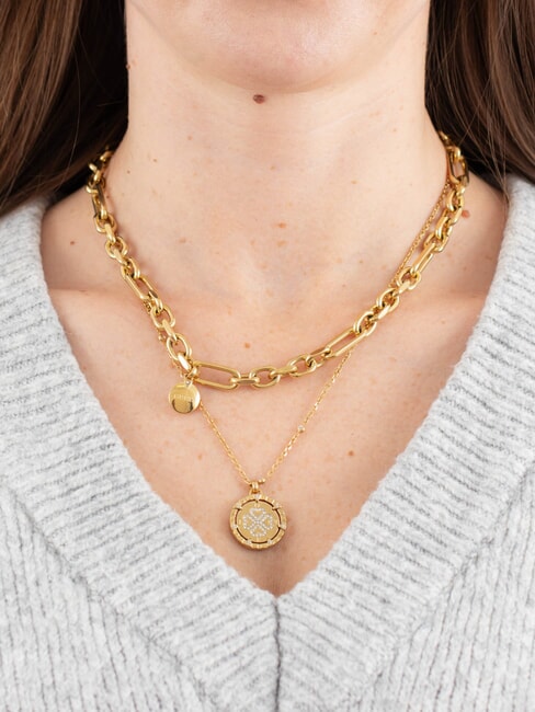 ALL OF US Collana a due fili con pendenti yellow gold - Collane