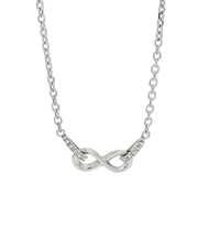 GUESS ENDLESS DREAM Collana con charm infinito e zirconi SILVER - Collane - 3