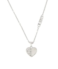 GUESS LOVELY Collana con charm cuore e zirconi SILVER - Collane - 2