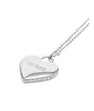 GUESS FALLING IN LOVE Collana con cuore SILVER - Collane - 3