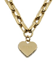 GUESS FALLING IN LOVE Collana catena con cuore yellow gold - Collane - 3
