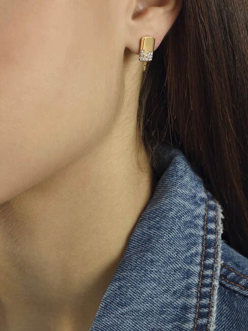 I MELT FOR YOU Orecchini gelato con cristalli silv/gold - Orecchini