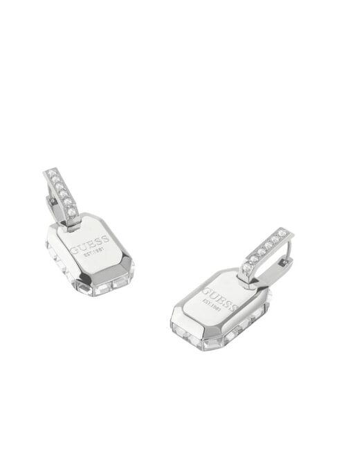 HASHTAG Orecchini con pendenti logati SILVER - Orecchini