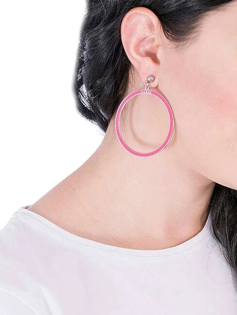 ICICLE Orecchini a cerchio grandi SILVER - Orecchini