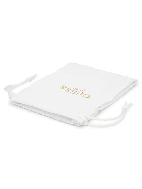 LOVE Orecchini circolari con zirconi yellow gold - Orecchini