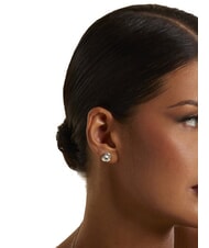 GUESS ROLLING HEARTS Orecchini con cuore incastonato - Orecchini