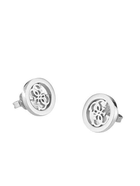 STUDS PARTY Orecchini al lobo con logo 4G SILVER - Orecchini