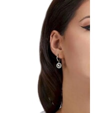 GUESS LIFE IN 4G Orecchini a cerchio con charm 4G SILVER - Orecchini - 2