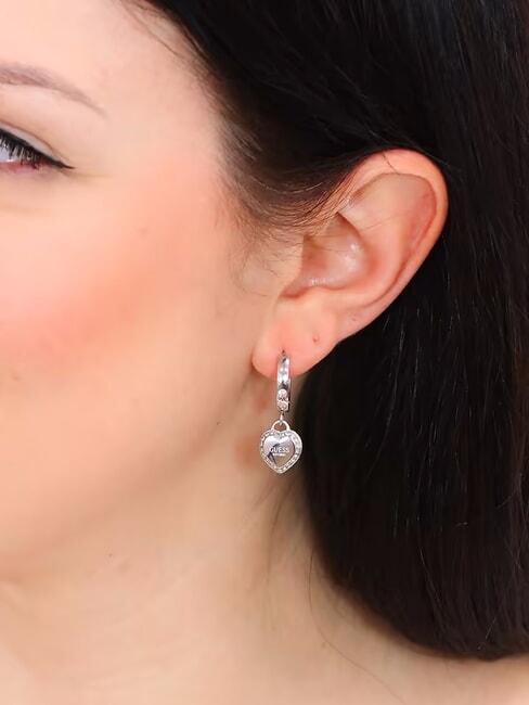 FINE HEART Orecchini con pendente SILVER - Orecchini