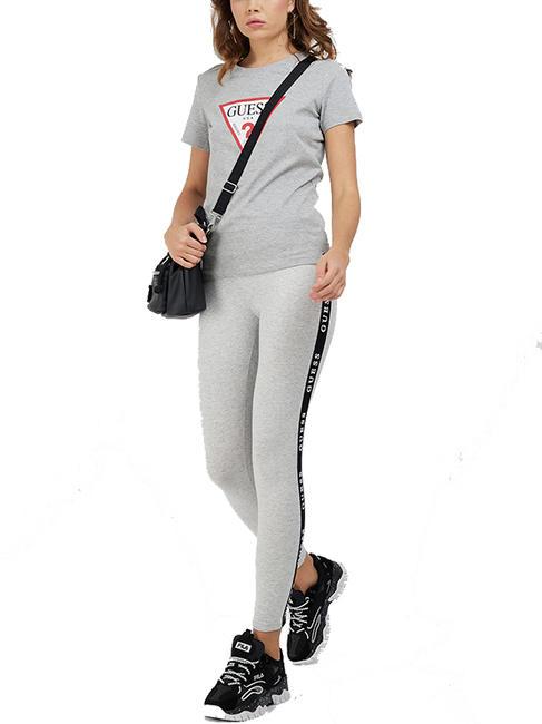 ORIGINAL LOGO T-shirt triangle light melange grey m - T-shirt e Top Donna