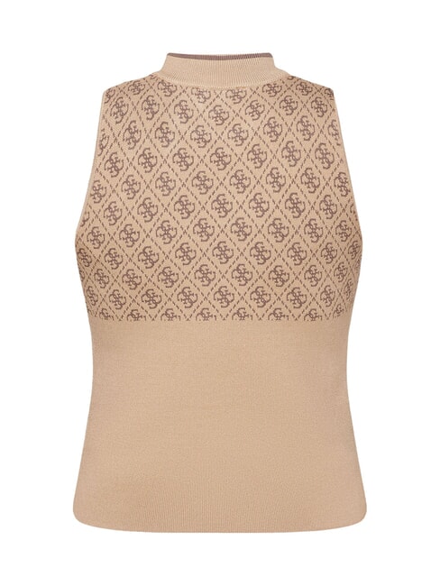 RN LISE 4G Canotta a lupetto coffee and travertin - T-shirt e Top Donna