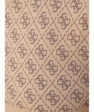 GUESS RN LISE 4G Canotta a lupetto coffee and travertin - T-shirt e Top Donna - 5