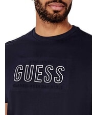 GUESS BSC EMBOSSED LOGO T-shirt con stampa in rilievo smart blue multi - T-shirt Uomo - 3