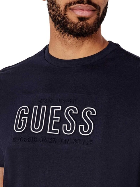 BSC EMBOSSED LOGO T-shirt con stampa in rilievo smart blue multi - T-shirt Uomo