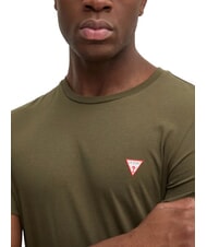 GUESS CORE T-Shirt in cotone olive morning - T-shirt Uomo - 3