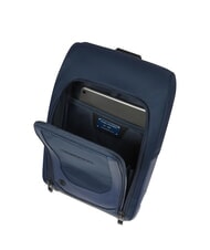 PIQUADRO S140 Zaino monospalla porta iPad in tessuto riciclato blu - Zaini da lavoro porta PC - 5
