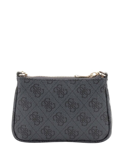 ORLINA  Necessaire con tracollina coal - Bustine & Necessaire