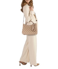 GUESS BRENTON Borsa a mano, con tracolla LATTE LOGO - Borse Donna - 4