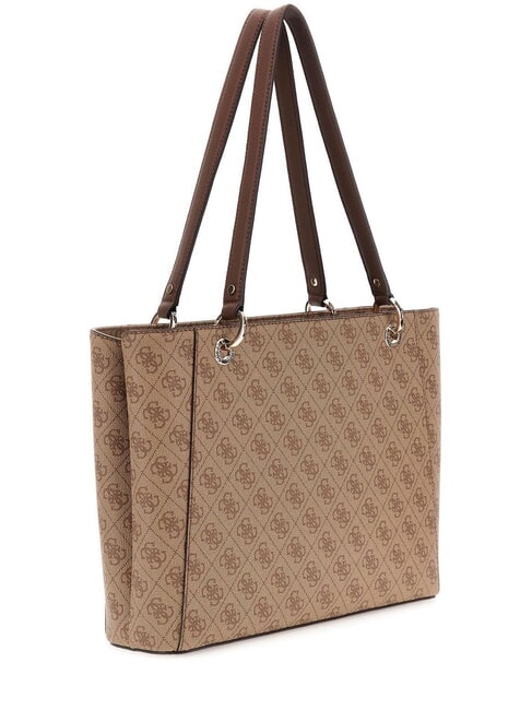 NOELLE 2  Borsa Tote a spalla latte logo/brown - Borse Donna