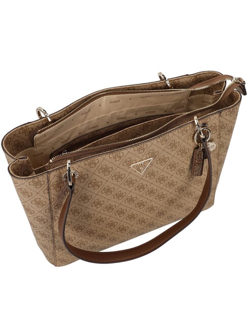 NOELLE 2  Borsa Tote a spalla latte logo/brown - Borse Donna