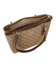 GUESS NOELLE 2  Borsa Tote a spalla latte logo/brown - Borse Donna - 3