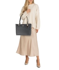 GUESS NOELLE 2  Borsa Tote a spalla coal - Borse Donna - 5