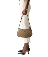 GUESS NOELLE 2  Borsa a spalla latte logo/brown - Borse Donna - 5