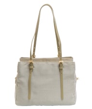 BORBONESE L'ECOLE NYLON Shopper a spalla, con tracolla kaki - Borse Donna - 4