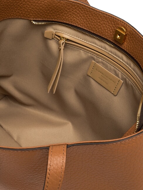 MARISOL Borsa shopping in pelle CUOIO - Borse Donna