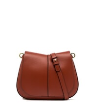 GIANNI CHIARINI HELENA ROUND Borsa in pelle con doppia tracolla brick red - Borse Donna - 3