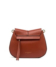 GIANNI CHIARINI HELENA ROUND Borsa in pelle con doppia tracolla brick red - Borse Donna - 4