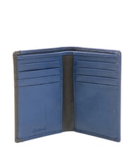 SPALDING STRIPE  Portafoglio verticale in pelle testamoro - Portafogli Uomo - 2