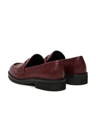 GUESS SHUTTLE3 Mocassino in pelle wine - Scarpe Donna - 4