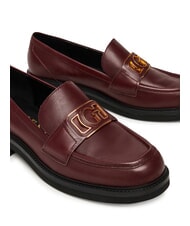 GUESS SHUTTLE3 Mocassino in pelle wine - Scarpe Donna - 5