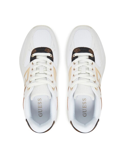 FONZI Sneakers running White/Brown - Scarpe Donna