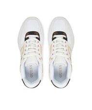 GUESS FONZI Sneakers running White/Brown - Scarpe Donna - 3