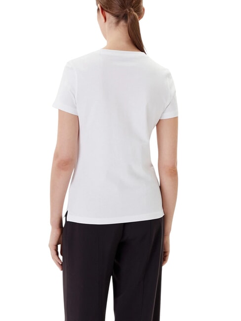 PEARLS LOVE TRIANGLE T-shirt con stampa e applicazioni purwhite - T-shirt e Top Donna