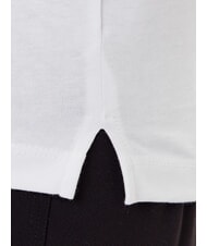 GUESS PEARLS LOVE TRIANGLE T-shirt con stampa e applicazioni purwhite - T-shirt e Top Donna - 4