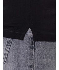 GUESS PEARLS LOVE TRIANGLE T-shirt con stampa e applicazioni jetbla - T-shirt e Top Donna - 4