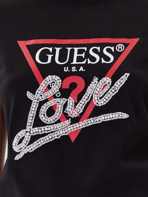 PEARLS LOVE TRIANGLE T-shirt con stampa e applicazioni jetbla - T-shirt e Top Donna