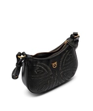 PINKO HALF MOON BABY Borsa a spalla nero-antique gold - Borse Donna - 5