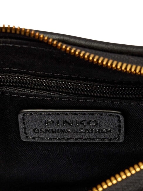 HALF MOON BABY Borsa a spalla nero-antique gold - Borse Donna